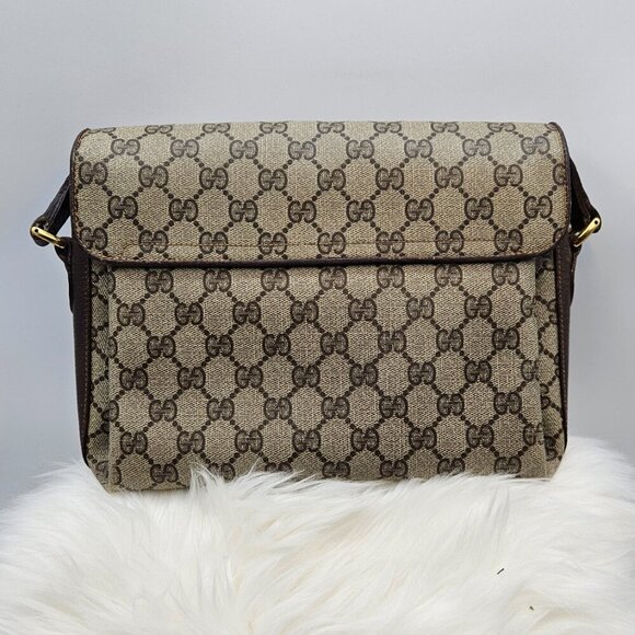 Gucci Web Sherry Line PVC Shoulder Bag - Picture 4 of 17